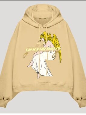 BIllie Eilish  official merch Goldwing Hoodie small RARE PIECE